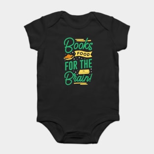 Books Food For The Brain Baby Bodysuit